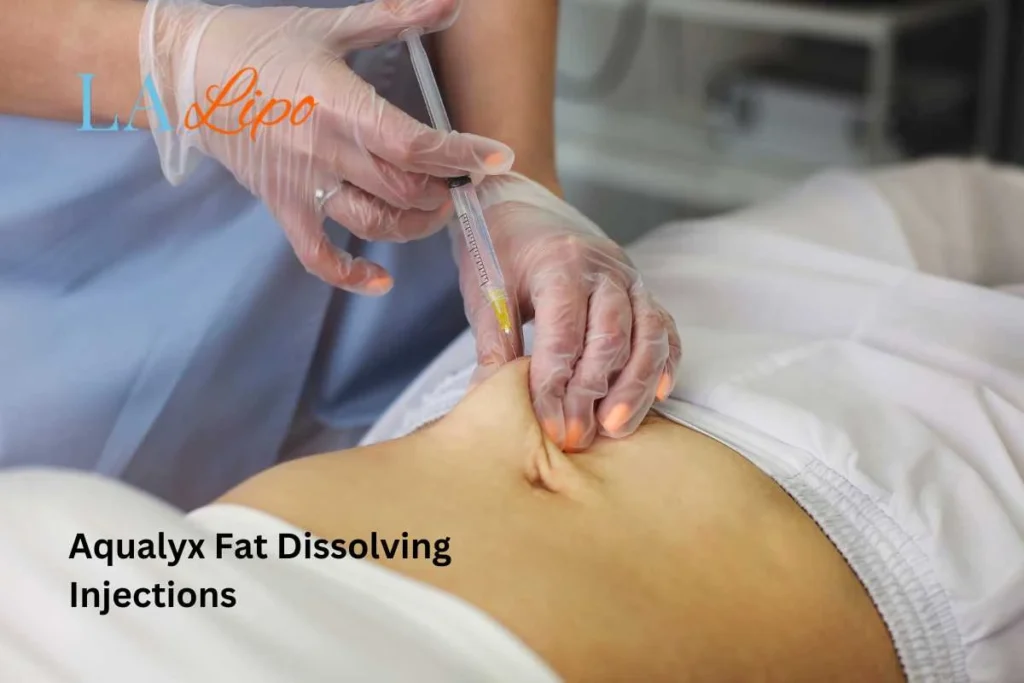 woman having fat dissolving injections Winchmore Hill in the stomach