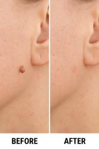 Skin tags removal Winchmore Hill before and after