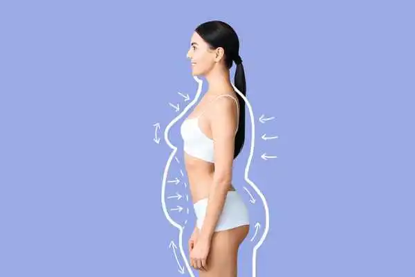 image of woman experiencing fat reduction treatment Winchmore Hill