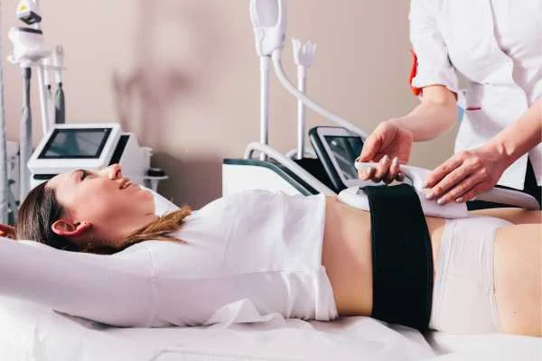 woman having body sculpting to help improve her body image and her mental health Winchmore Hill