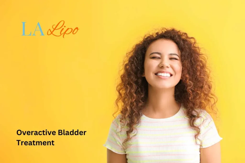 woman smiling about overactive bladder treatment Winchmore Hill solutions